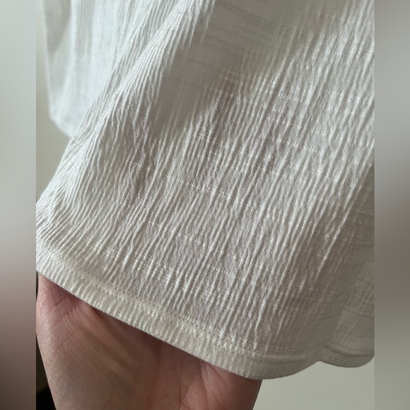 New! Max Studio Designer White Lace Detail Women's Top Size 1X - Picture 13 of 14